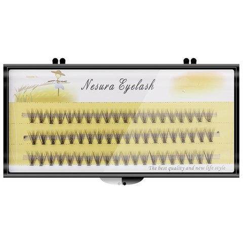 1box big capacity 60 bundles 6d 10D Eyelash Extensions 0.1mm Thickness true Mink Strip Eyelashes Individual Lashes Natural Style