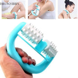 1pc Blue D Type Fat Control Roller Massager Cellulite Leg Abdomen Neck Buttocks Fast Anti Cellulite Face Lift Tools Dermaroller
