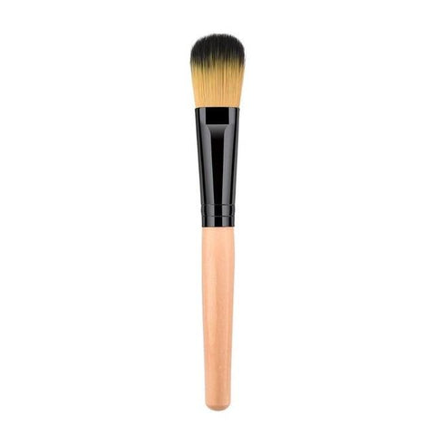 1pc Pro Makeup Brush Soft Nylon Hair Wooden Handle Cosmetic Brush Powder Concealer Makeup Foundation Brushes Beauty Tool