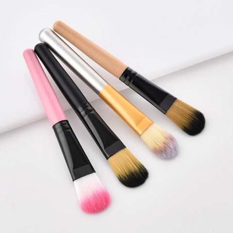 1pc Pro Makeup Brush Soft Nylon Hair Wooden Handle Cosmetic Brush Powder Concealer Makeup Foundation Brushes Beauty Tool