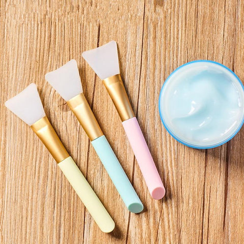 1pc Professional Makeup Brushes Mask Brush Face Mask Brush Silicone Gel DIY Cosmetic Beauty Tools brochas para maquillaje