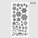 1pcs 12*6cm Rectangle Nail Stamping Template Negative Windmill Flowers Patterns DIY Nail Designs Manicure Stamp Plate JIXYZ01-32