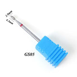 1pcs Diamond Nail Drill Bits Ceramic Milling Cutter Polish Rotary Burr Cuticle Clean Manicure Electric Accessories Tool JIGS/M/S