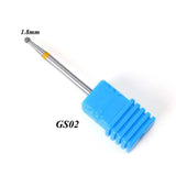 1pcs Diamond Nail Drill Bits Ceramic Milling Cutter Polish Rotary Burr Cuticle Clean Manicure Electric Accessories Tool JIGS/M/S