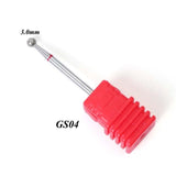 1pcs Diamond Nail Drill Bits Ceramic Milling Cutter Polish Rotary Burr Cuticle Clean Manicure Electric Accessories Tool JIGS/M/S