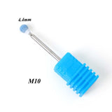 1pcs Diamond Nail Drill Bits Ceramic Milling Cutter Polish Rotary Burr Cuticle Clean Manicure Electric Accessories Tool JIGS/M/S