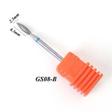 1pcs Diamond Nail Drill Bits Ceramic Milling Cutter Polish Rotary Burr Cuticle Clean Manicure Electric Accessories Tool JIGS/M/S