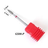 1pcs Diamond Nail Drill Bits Ceramic Milling Cutter Polish Rotary Burr Cuticle Clean Manicure Electric Accessories Tool JIGS/M/S