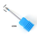 1pcs Diamond Nail Drill Bits Ceramic Milling Cutter Polish Rotary Burr Cuticle Clean Manicure Electric Accessories Tool JIGS/M/S