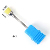 1pcs Diamond Nail Drill Bits Ceramic Milling Cutter Polish Rotary Burr Cuticle Clean Manicure Electric Accessories Tool JIGS/M/S