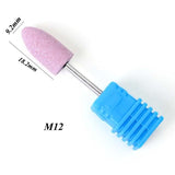 1pcs Diamond Nail Drill Bits Ceramic Milling Cutter Polish Rotary Burr Cuticle Clean Manicure Electric Accessories Tool JIGS/M/S