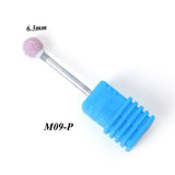 1pcs Diamond Nail Drill Bits Ceramic Milling Cutter Polish Rotary Burr Cuticle Clean Manicure Electric Accessories Tool JIGS/M/S