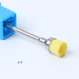 1pcs Mill Ceramic Diamond Nail Drill Bit Brushes Ball Stone Cuticle Cutter Manicure Machine Rotary Burr Pedicure Tools BEGS/M/S