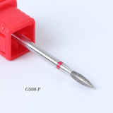 1pcs Mill Ceramic Diamond Nail Drill Bit Brushes Ball Stone Cuticle Cutter Manicure Machine Rotary Burr Pedicure Tools BEGS/M/S