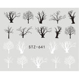 1pcs Nail Art Water Transfer Sticker Hollow Tattoo Decals Geometry Flamingo Dog Slider Adhesive Decoration Manicure BESTZ651-654