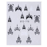 1pcs Nail Stickers Water Transfer Sticker Cartoon Flamingo Cute Animal Designs Nail Art Slider Manicure Decoration TRSTZ659-673