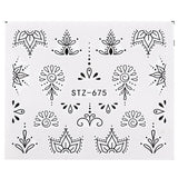 1pcs Nail Stickers Water Transfer Sticker Cartoon Flamingo Cute Animal Designs Nail Art Slider Manicure Decoration TRSTZ659-673