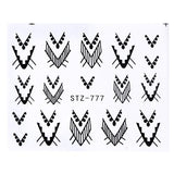 1pcs Nail Stickers Water Transfer Sticker Cartoon Flamingo Cute Animal Designs Nail Art Slider Manicure Decoration TRSTZ659-673