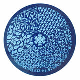 1pcs Round Nail Stamping Template Plates Dream Catcher Flowers Lace Image Polish Transfer DIY Tools For Nail Art JISTZ101-130