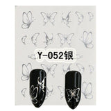 1pcs Sliders for Nail Sticker Gold Silver Jewelry Necklace Decals Water Transfer Nail Art Manicure Accessories Decoration BEY