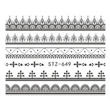 1pcs White Black Nail Stickers Water Transfer Decals Decoration Dream Cather Slider For Nail DIY Tips LASTZ634-658