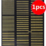 1sheet Gold 3D Nail Art Stickers Decals Metallic Nail Stickers Manicure Nail Art Decorations Water Transfer Stickers Tips