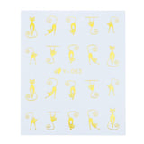 1sheets Gold Zipper 3d Designs Nail Art Stickers Decals Manicure Decor Tools DIY Nail Art Tips Fashion Accessories LAXF6021