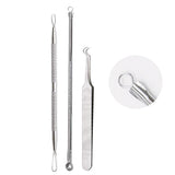 2/3/4/pc Acne Needle Tweezers Face Care Blackhead And Pimple Remover Comedone Acne Extractor Point Clean Black Head Remover Tool