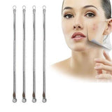 2/3/4/pc Acne Needle Tweezers Face Care Blackhead And Pimple Remover Comedone Acne Extractor Point Clean Black Head Remover Tool