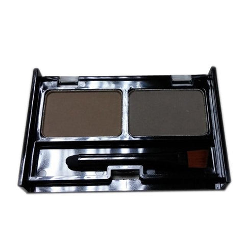 2 Color Mix Natural Eyebrow Powder Eyebrow Enhancer Brow Makeup Shadow Eye shadow With Brush Eyebrow set Cosmetics Makeup -27