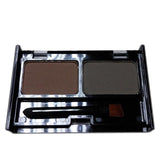 2 Color Mix Natural Eyebrow Powder Eyebrow Enhancer Brow Makeup Shadow Eye shadow With Brush Eyebrow set Cosmetics Makeup -27