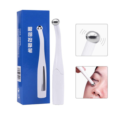 2 in 1 Electric Eye Massager Anti Aging Wrinkle Eye Patch Relief Micro-current Massage Negative Ion Importing Eyes Care Device