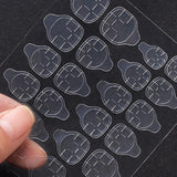 2 sheet Adhesive Nail Glue Acrylic False Nail Tips Double-side Sticker Transparent Fake Nails Clear Tape Accessories Tools