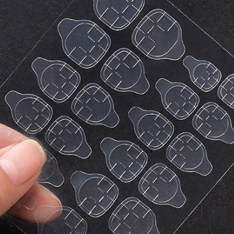 2 sheet Adhesive Nail Glue Acrylic False Nail Tips Double-side Sticker Transparent Fake Nails Clear Tape Accessories Tools