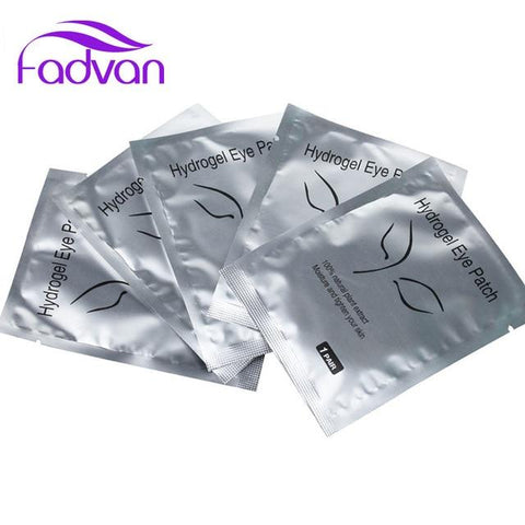 20/50 Pairs Eyelash Extension Patch Under Eye Hot Sale Fadvan Makeup Tools New Paper Silver Eyelash Lint-free Paper Pads