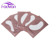 20/50 Pairs Eyelash Extension Patch Under Eye Hot Sale Fadvan Makeup Tools New Paper Silver Eyelash Lint-free Paper Pads