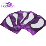 20/50 Pairs Eyelash Extension Patch Under Eye Hot Sale Fadvan Makeup Tools New Paper Silver Eyelash Lint-free Paper Pads