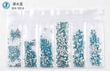 20 models selling hot-selling flat glass diamond size Rhinestones Set Crystal Glass Nail Rhinestones For DIY Nail art 300