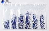20 models selling hot-selling flat glass diamond size Rhinestones Set Crystal Glass Nail Rhinestones For DIY Nail art 300
