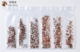 20 models selling hot-selling flat glass diamond size Rhinestones Set Crystal Glass Nail Rhinestones For DIY Nail art 300