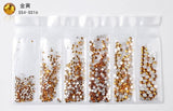20 models selling hot-selling flat glass diamond size Rhinestones Set Crystal Glass Nail Rhinestones For DIY Nail art 300