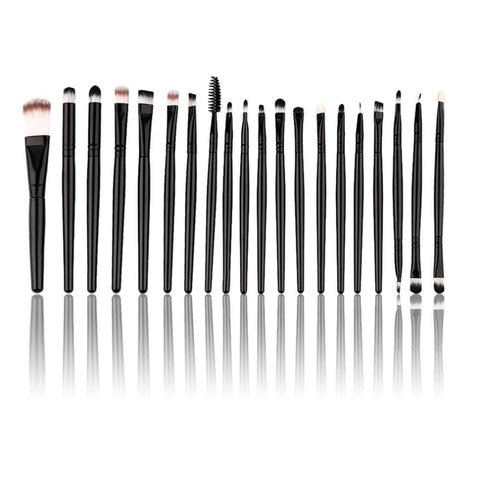 20 pcs Professional Makeup Beauty Cosmetic Blush Black Brushes Kits New Quality Hot Sale 2018