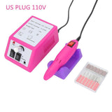 20000RPM Electric Manicure Drills Accessories Pedicure Tools Files Nail Tools Polisher Grinding Glazing Machine AC 110 - 240V