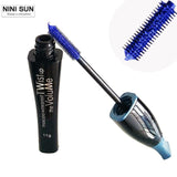 2016 New 4 Color Mascara 3d Eyes Makeup Lengthen Rimel Mascara Maquillage Blue/ Black/Brown/Purple Waterproof and Easy Remove