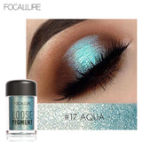 2017 New Glitter Crystal Eyeshadow Loose Powder Makeup Waterproof Shimmer Eyes Pigments Easy To Wear Brand Focallure Eyeshadow