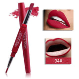 2017 New MISS ROSE 1PC Double-end Lasting Lipliner Waterproof Lip Liner Stick Pencil 8 Colors Party Daily Makeup Lipliner Pen