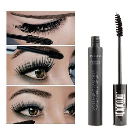 2018 Black 3D Fiber Mascara Volome Curl Thick Waterproof Eyelashes Extension Brand Makeup Maquillage PL6