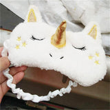 2018 Cute Face Unicorn Eye Mask Eyeshade Shading Sleep Cotton Goggles Eye Mask Sleep Mask Eye Cover Health Care