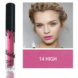 2018 Hot New Bud K Matte Liquid Lipstick+Lips Pencil Makeup Long Lasting Waterproof Lip Gloss Cosmetics Kit Batom