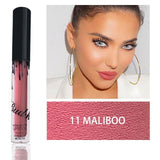 2018 Hot New Bud K Matte Liquid Lipstick+Lips Pencil Makeup Long Lasting Waterproof Lip Gloss Cosmetics Kit Batom